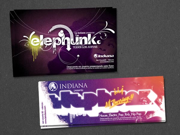 Flyers y carteles para empresas de ocio nocturno